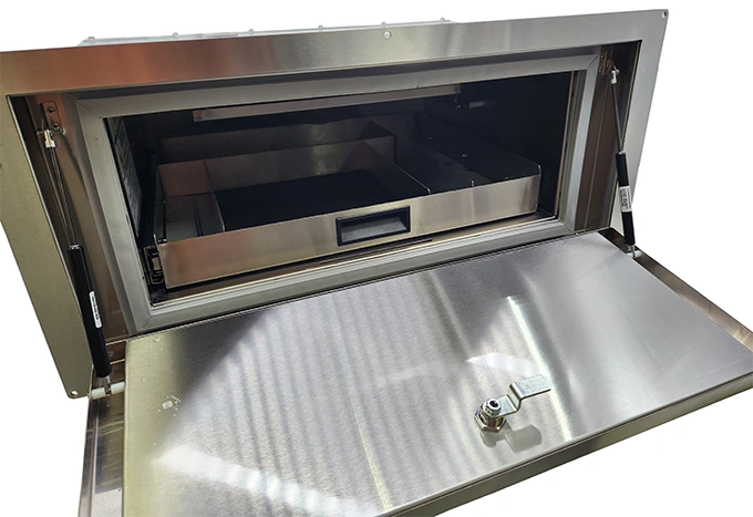 Optional drawer shown